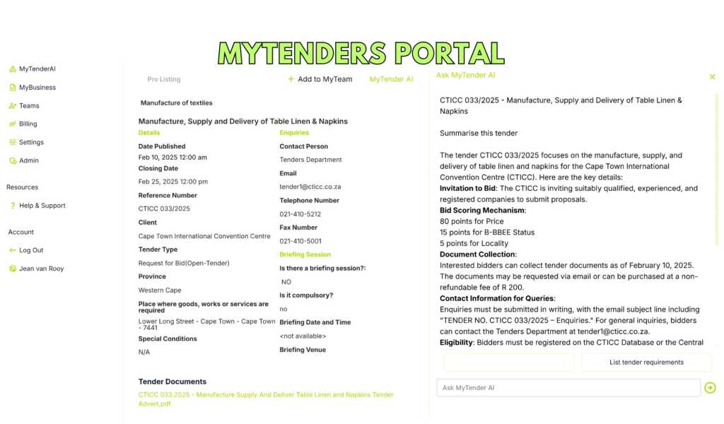 What is the myTenders Portal A Complete Guide